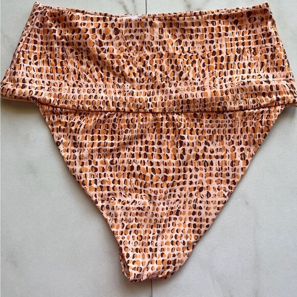 Nwt l*space one shoulder cardi rashgaurd desi wild bunch printed bikini set - Picture 5 of 12